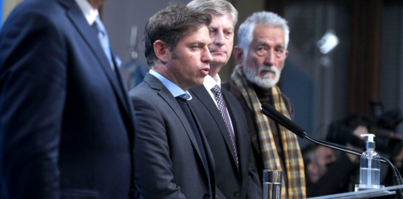 Alberto Fernández con gobernadores capitanich Rodriguez Saá Kicillof - Alberto Fernández con gobernadores