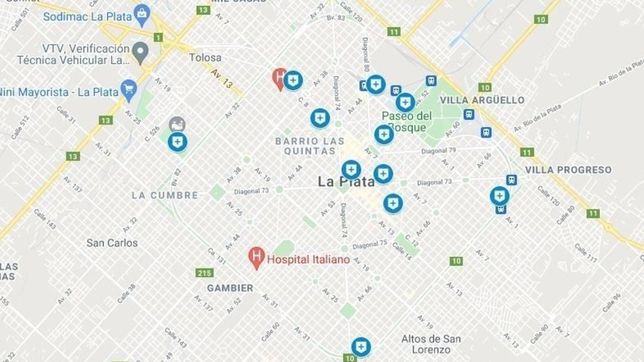 el mapa de los vacunatorios: ¿donde vacunan con y sin turno contra el covid en la plata?
