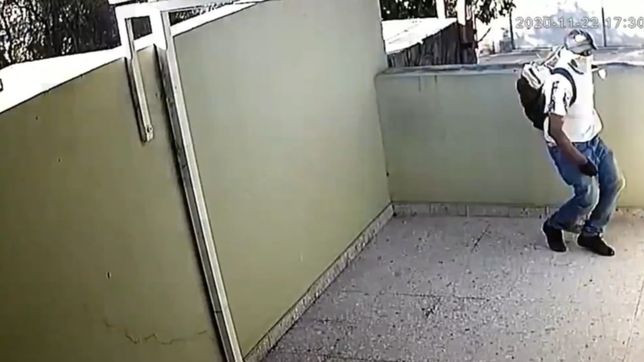 video: un ladron escalador ataco en la plata y crece el temor de los vecinos