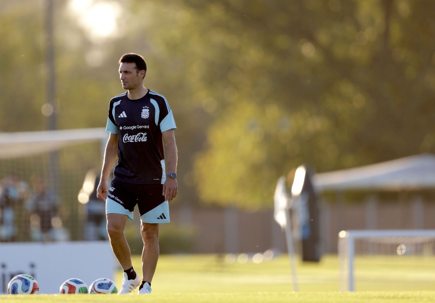 Lionel Scaloni entrenamiento Selección argentina