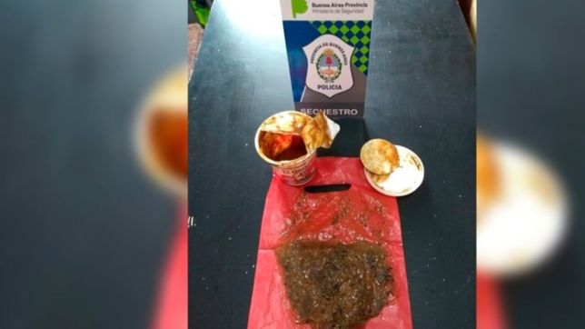 uso dulce de leche para entrar droga a una carcel de la plata y termino detenido