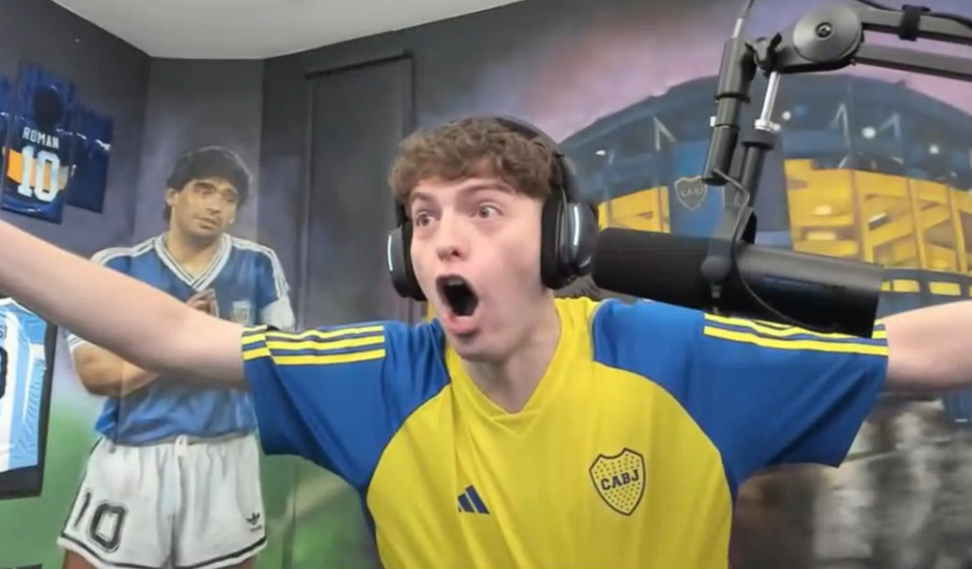 Davoo Xeneize festejo Gimnasia