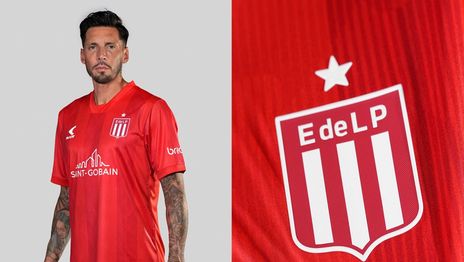Estudiantes presentó su tercera camiseta 2025: diseño rojo, franjas y la hoja de roble
