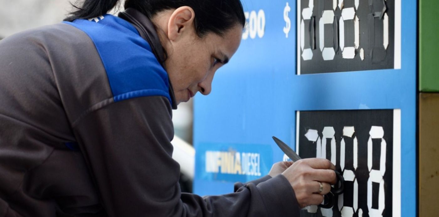 YPF Aumento de combustible