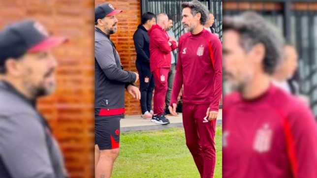 estudiantes recibio visitas leprosas en la previa al partido con rosario central