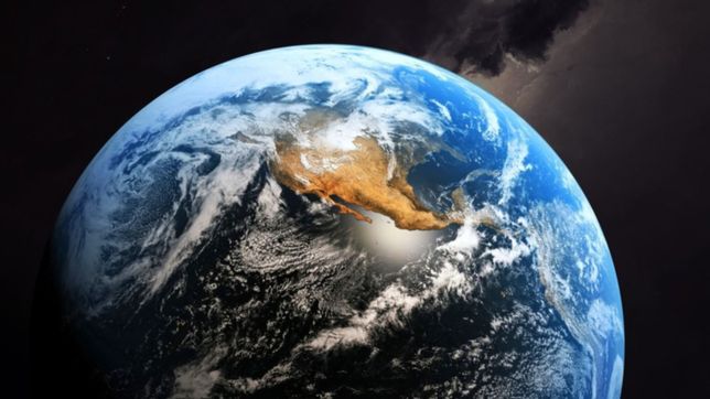 un cientifico mostro como seria la tierra si desaparecieran todos los oceanos