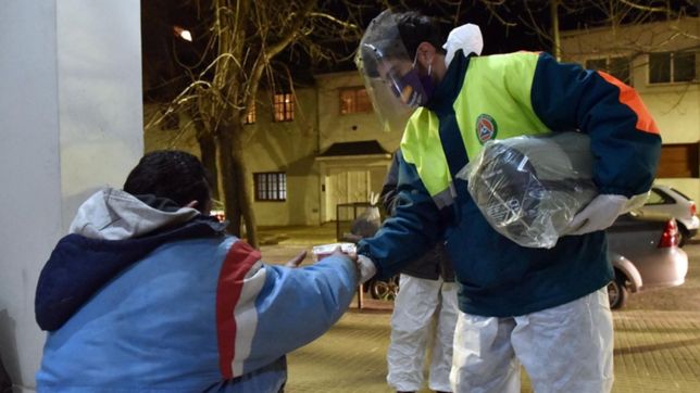 alerta por las personas en situacion de calle en una semana helada