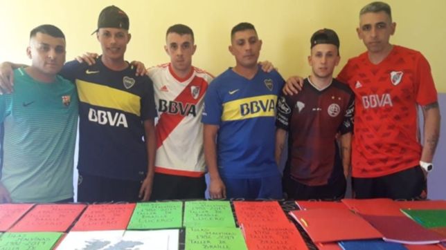 presos de varela transcribieron al braille textos sobre malvinas para un colegio platense