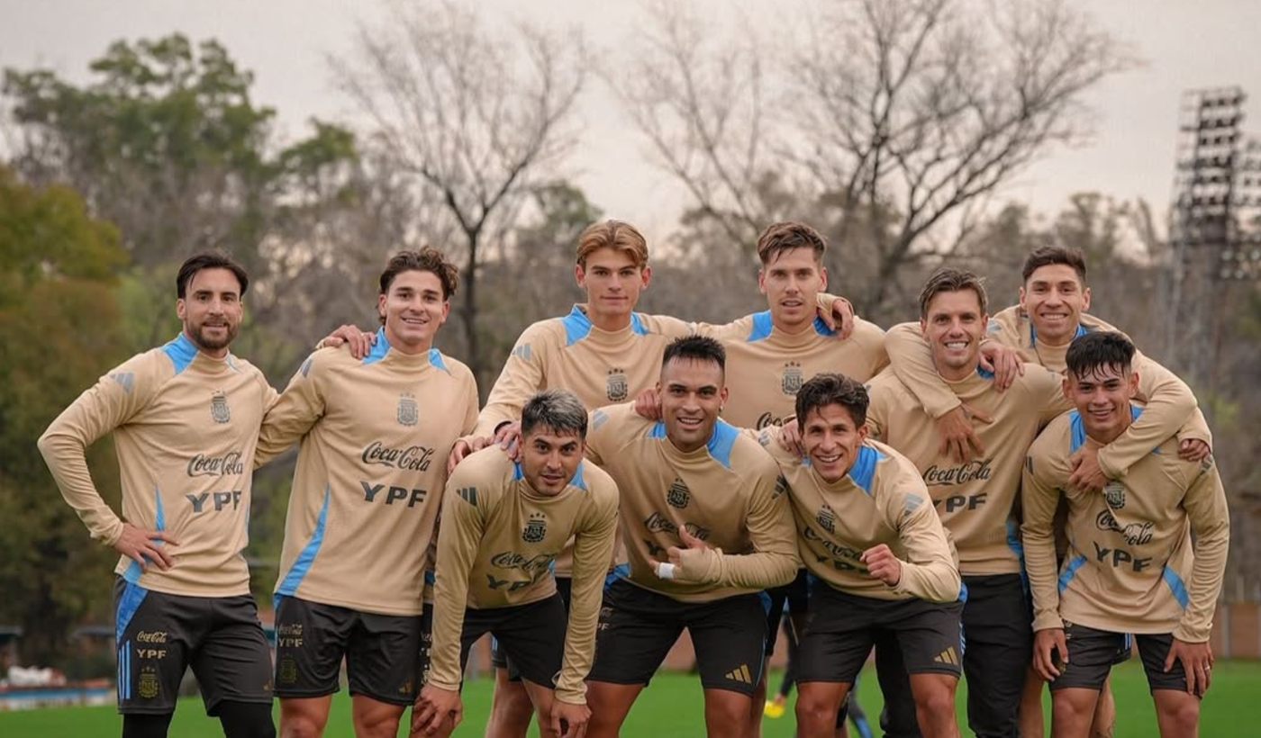 Selección argentina entrenamiento