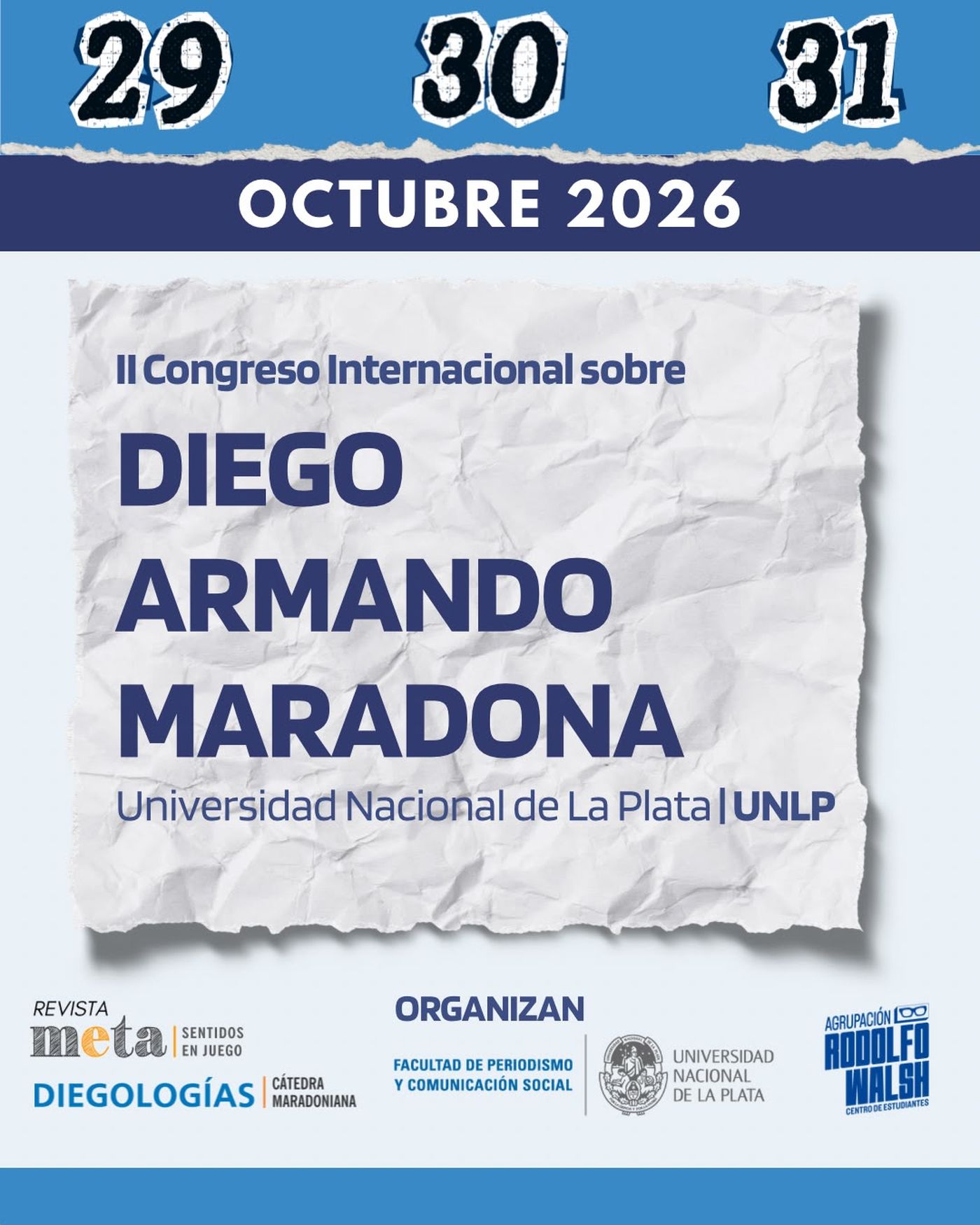 El Congreso tendrá una duración de tres días