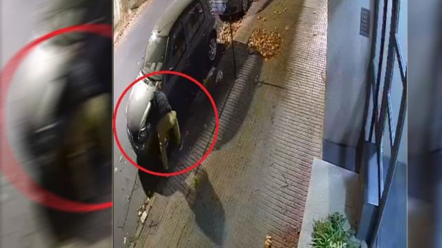 video: asi actuaron los pincharruedas que atacaron los autos de una calle de la plata