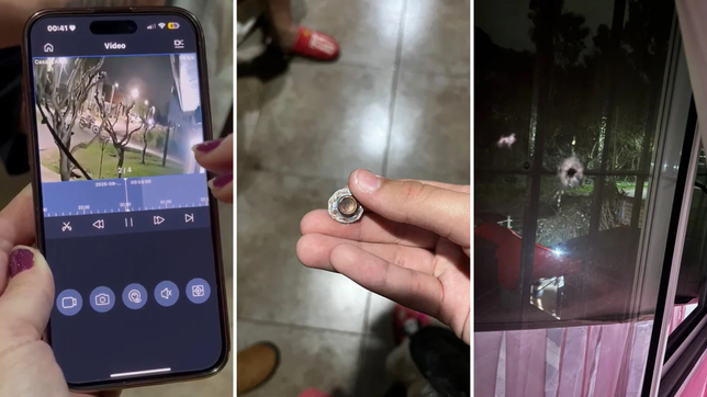 una pelea entre bandas acabo con una bala perdida en la habitacion de una nena