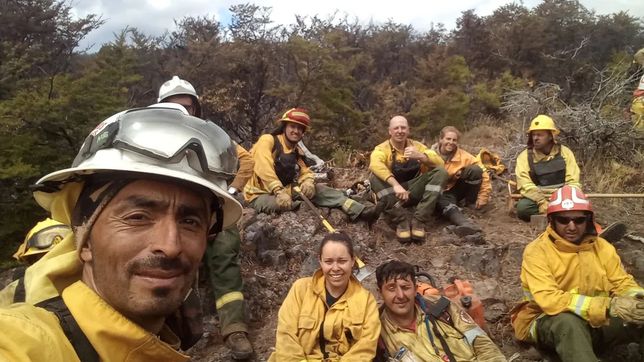 el relato del bombero de ensenada que combatio en primera linea el fuego en chubut