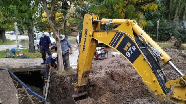 absa trabaja en el acueducto sur y podria faltar agua en la zona del parque san martin