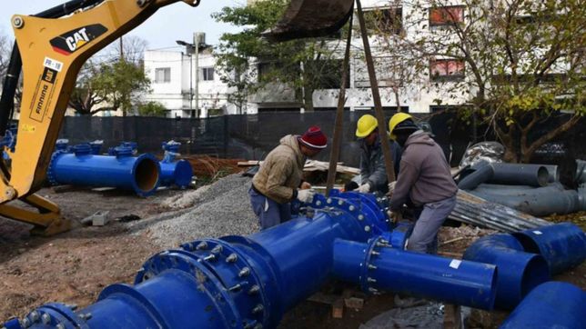 como es la obra de absa en 120 y 33 que podria dejar sin agua a medio barrio norte