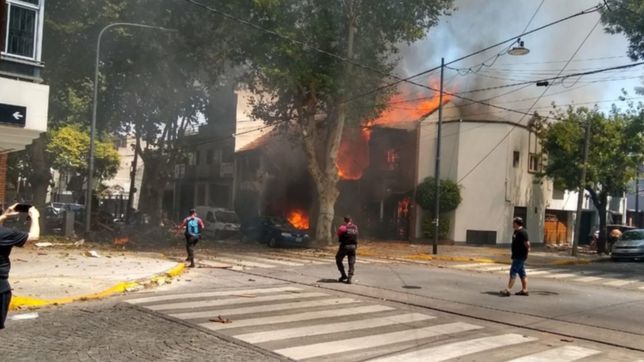 una persona muerta y un operario herido en una explosion con derrumbe por una fuga de gas