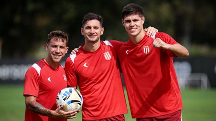 Tomás Palacios volvió a Estudiantes tras la Selección y podría ser titular ante San Lorenzo
