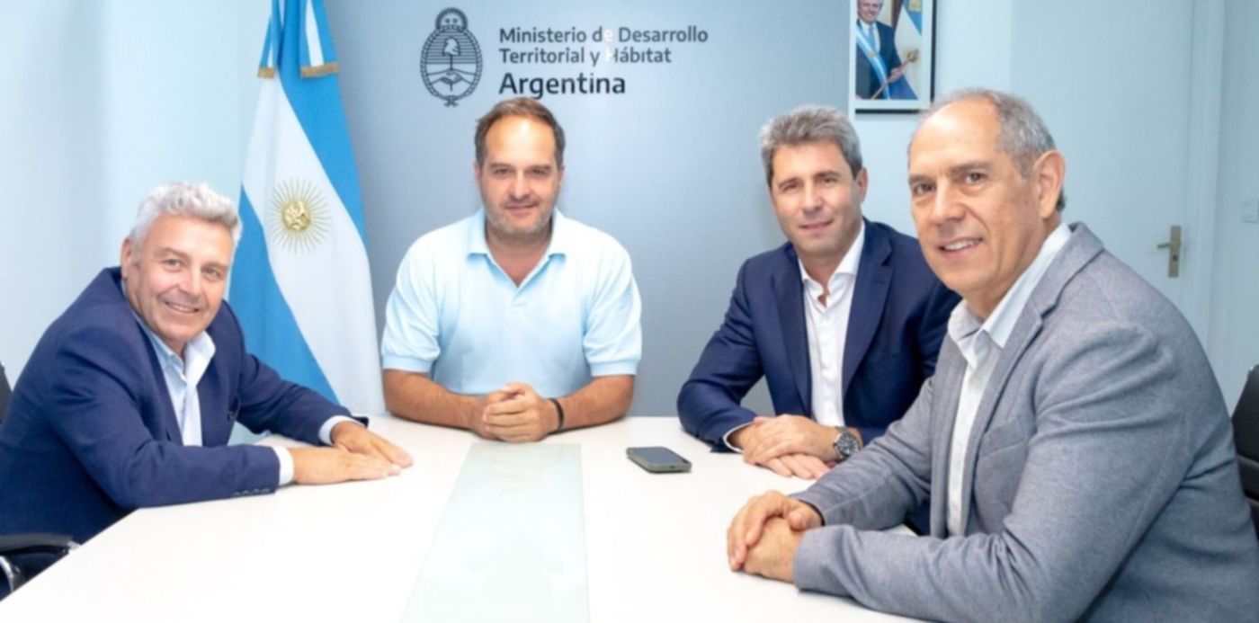 El ministro de Desarrollo Territorial y Hábitat, Santiago Maggiotti, recibió al gobernador de San Juan, Sergio Uñac