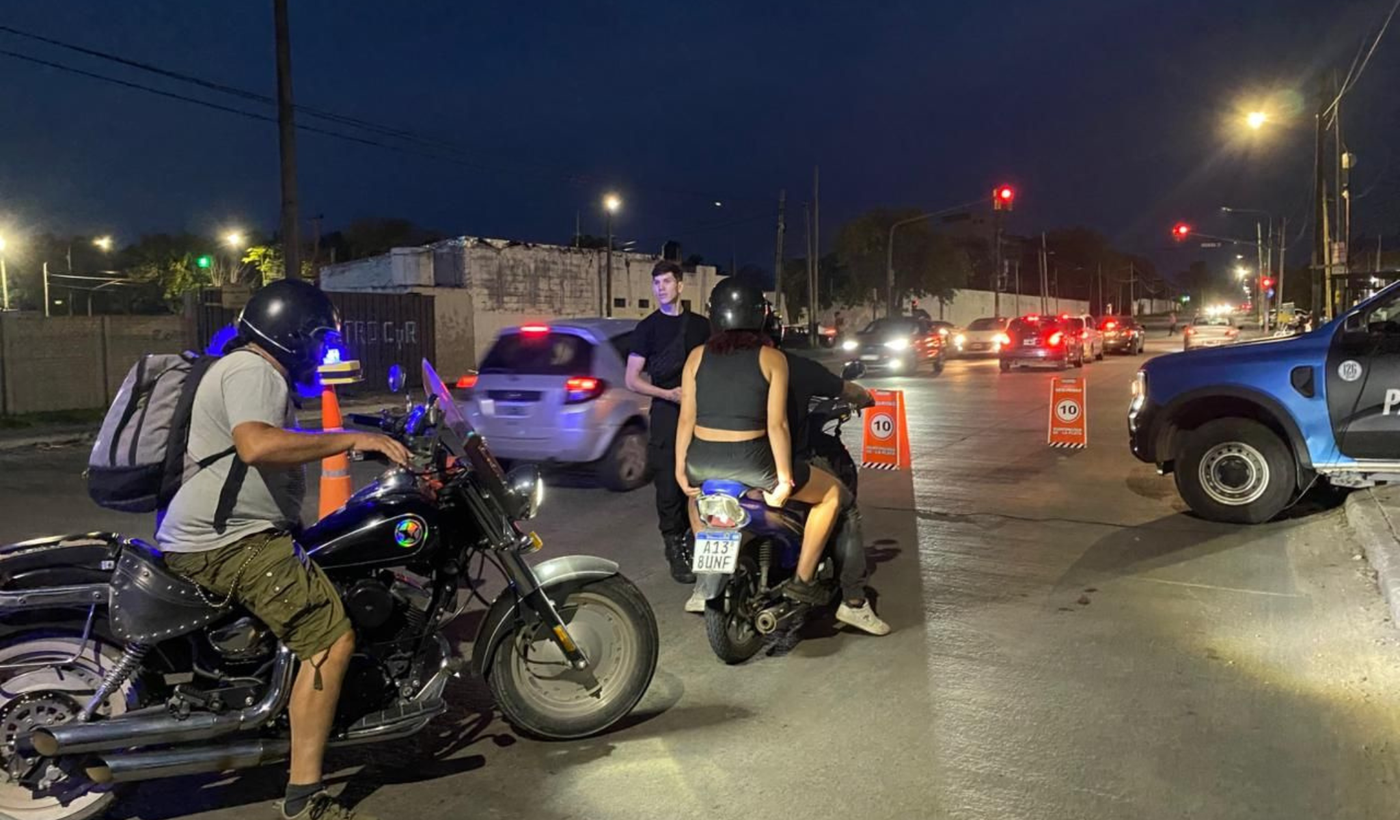 Control de tránsito motos