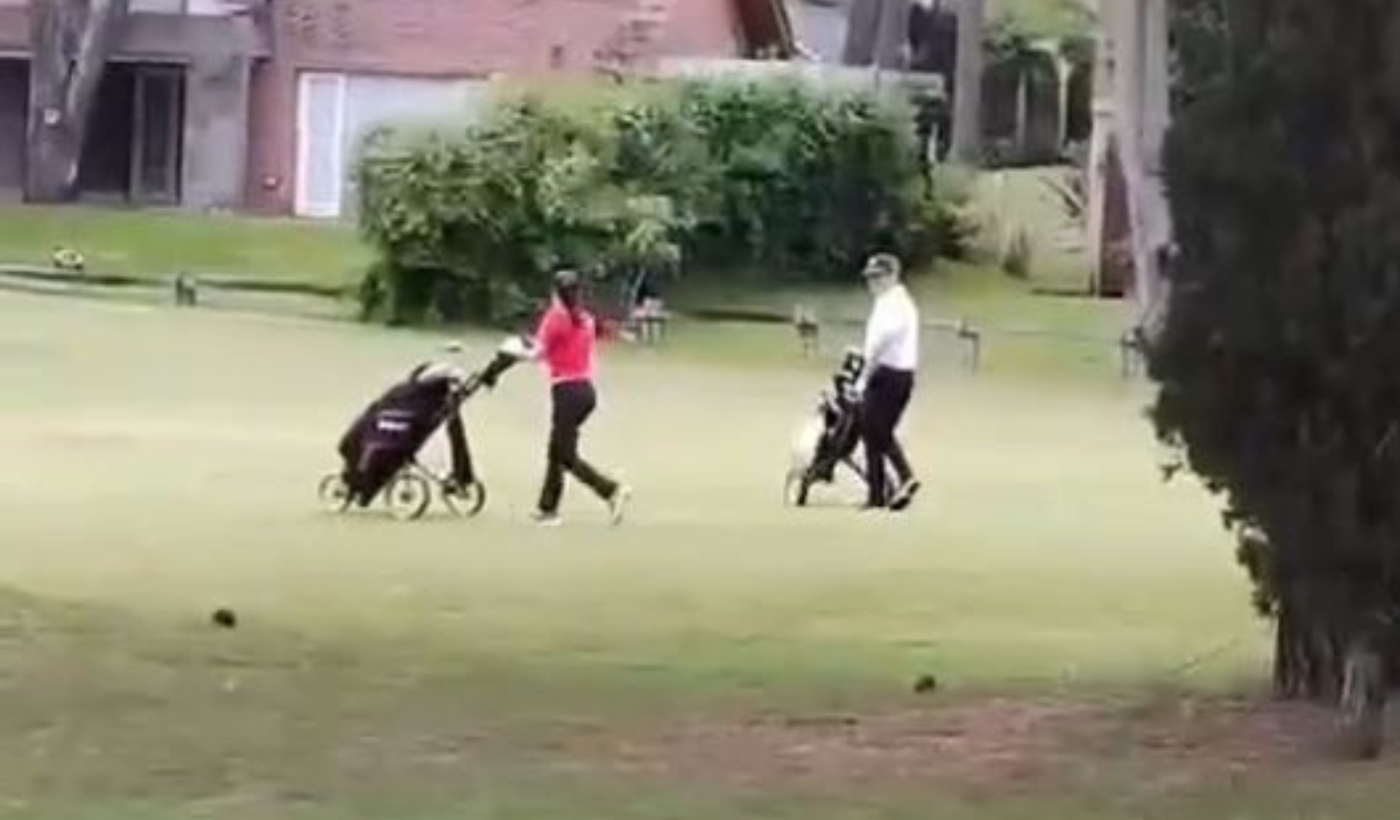 Golfistas golpeadores