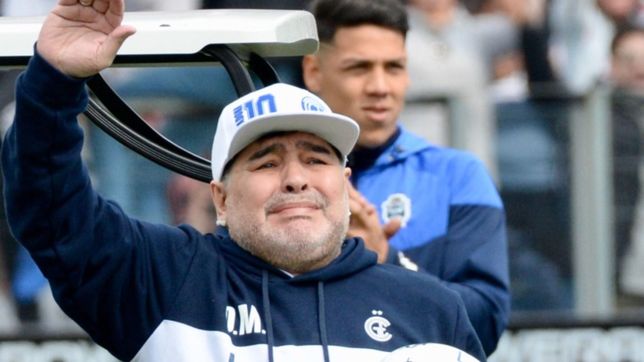 ¡feliz cumple, diego! nos hiciste muy felices, el emotivo saludo de gimnasia a maradona