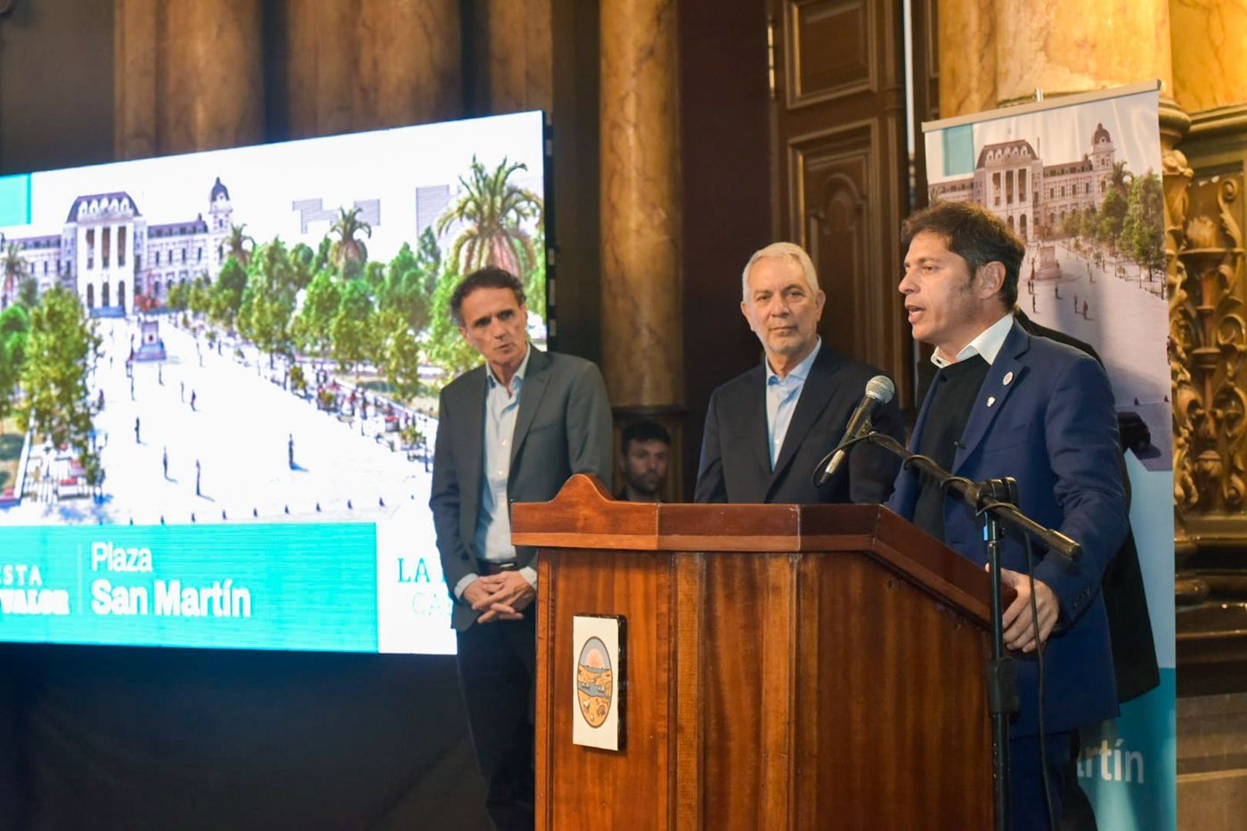 El megaproyecto fue presentado por el intendente Julio Alak, el gobernador Axel Kicillof y el ministro de Infraestructura provincial, Gabriel Katopodis.