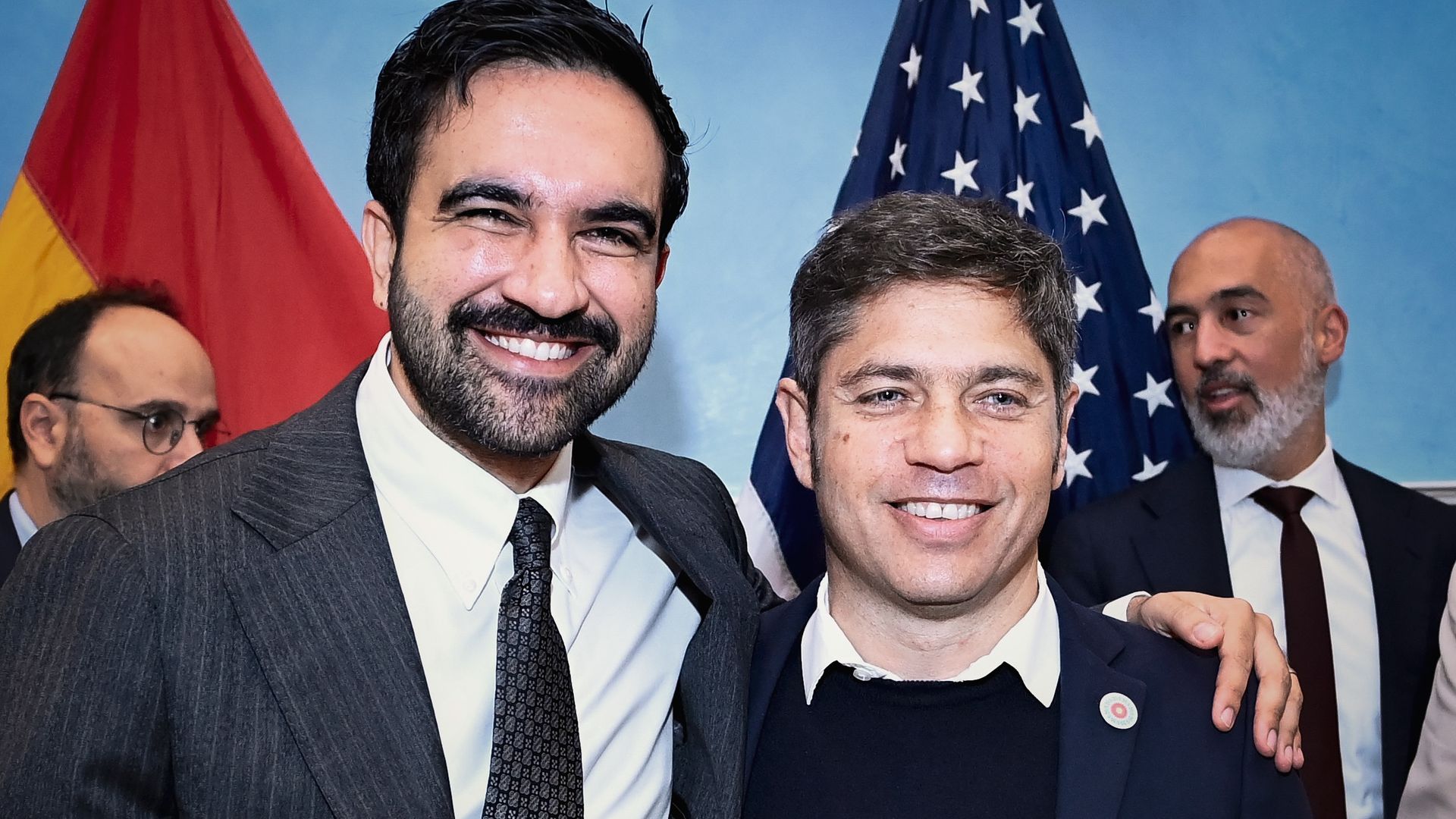 Kicillof se reunió con Mamdani y habló de una catástrofe económica en Argentina