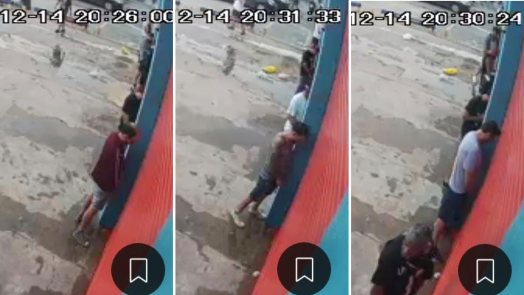 Un comercio cercano al Estadio Único se convirtió en un baño público durante el recital de Los Piojos