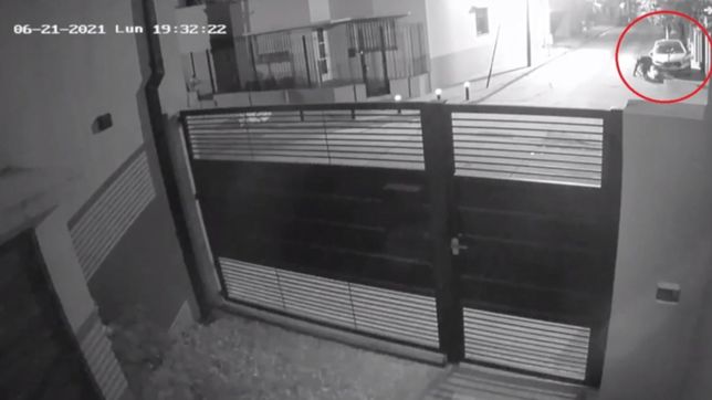 video: grabaron a tres quemacoches incendiando un auto en ringuelet