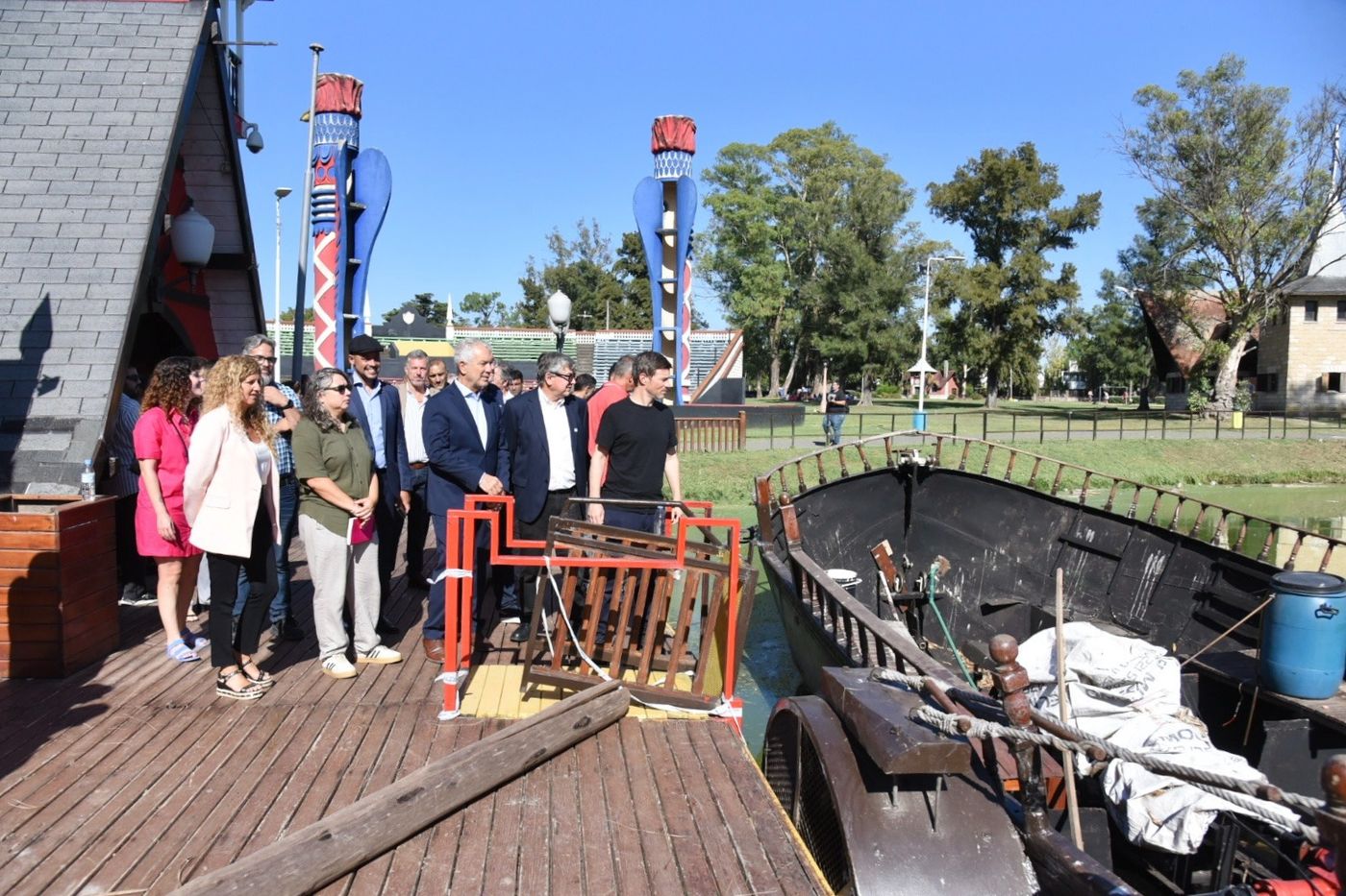 El barco fue reconstruido por los trabajadores del Astillero Río Santiago