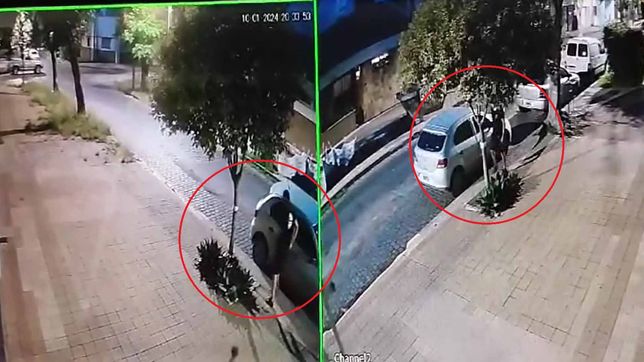 vecino de un barrio de la plata indignados porque estan jaqueado por dos delincuentes