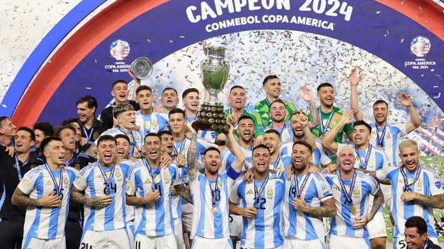 conmebol publico el equipo ideal de la copa america 2024 con cuatro argentinos