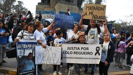 emotivo pedido de justicia por lolo regueiro en el bosque de la plata