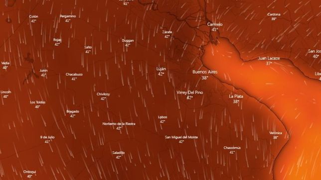 ¿cuando arranca la ola de calor extremo en la plata y de cuanto seran las temperaturas?