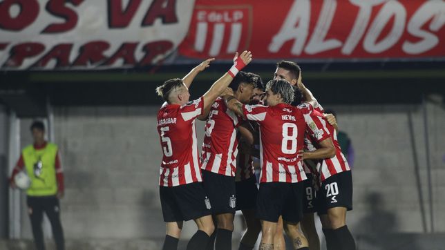estudiantes lo jugo como una final y vencio a botafogo por la libertadores