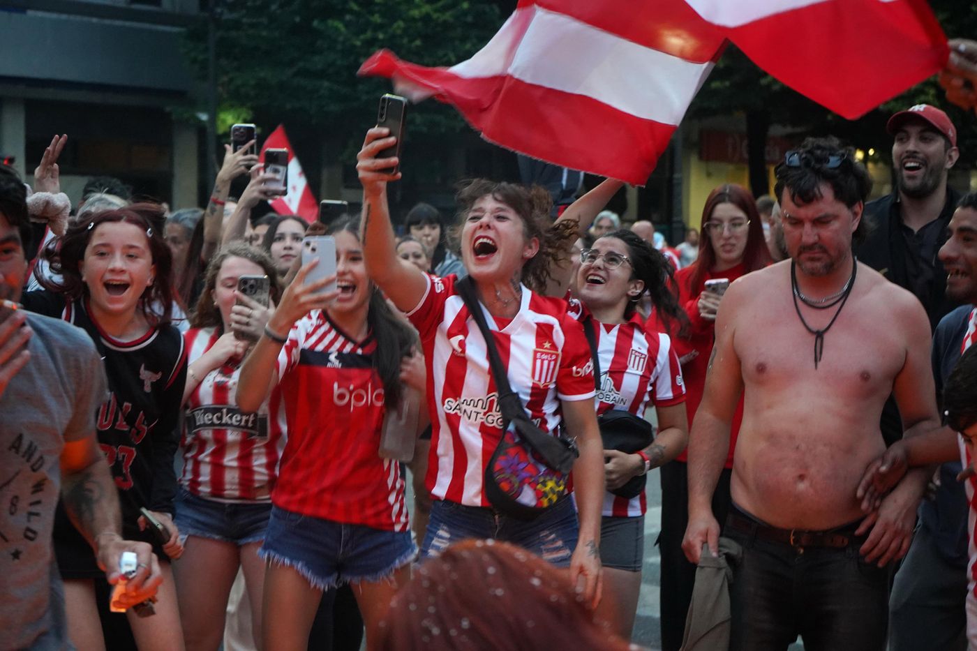 El color de los festejos de Estudiantes en 7 y 50 El color de los festejos de Estudiantes en 7 y 50