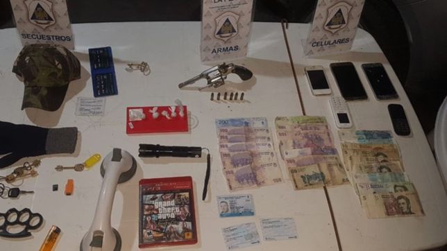 cocaina, guantes de latex y sogas: desbaratan una banda dedicada a hacer entraderas