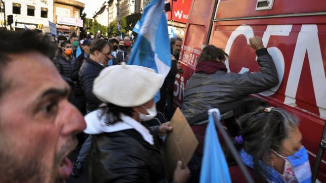 fue un ataque salvaje, el mensaje del periodista de c5n tras ser agredido