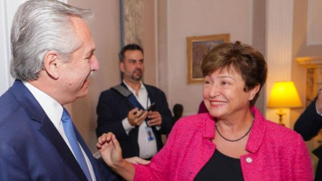 alberto fernandez se reunio con georgieva, quien hablo de un encuentro excelente