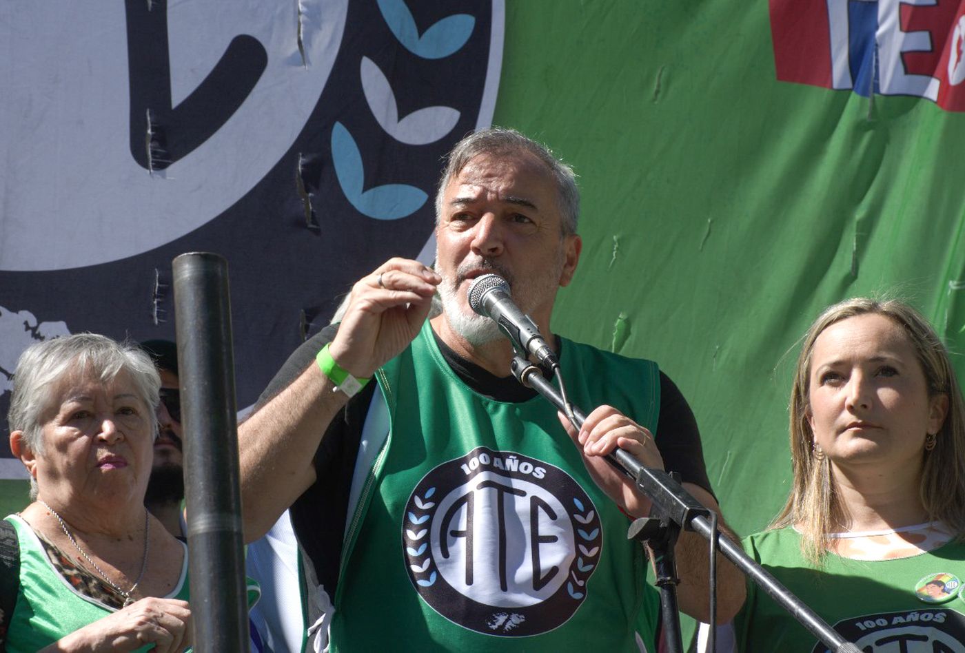 Rodolfo Aguiar, el secretario general de  ATE
