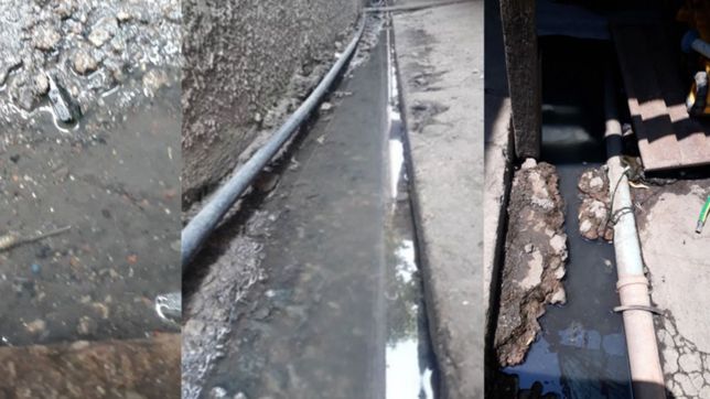 agua, cloacas y gusanos: el calvario que viven los vecinos de los hornos por absa