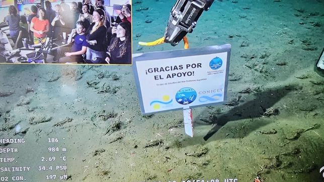 el mensaje de los cientificos del conicet desde el fondo del mar argentino al finalizar su mision
