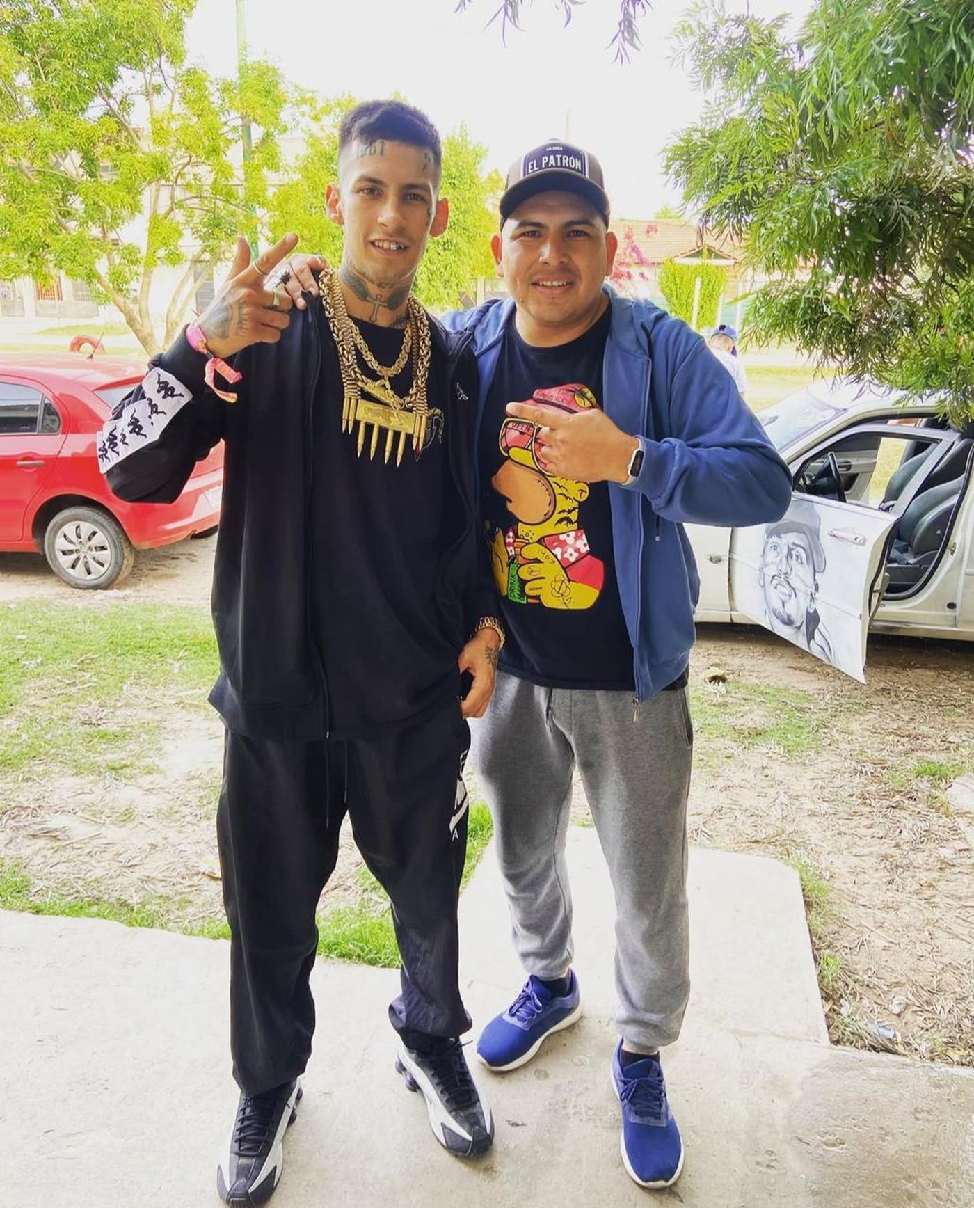 Uno de los sujetos que será juzgado en La Plata es amigo de L-Gante.