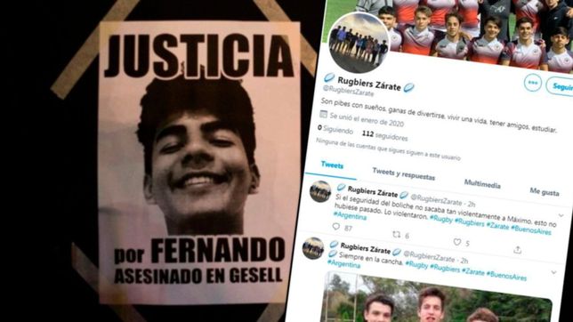 crearon una cuenta en twitter para defender a los rugbiers que atacaron a fernando baez sosa en villa gesell