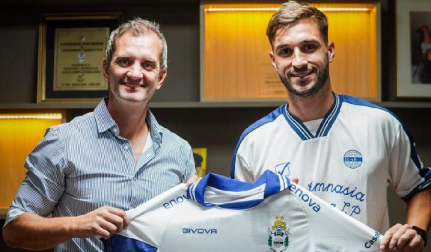 Gonzalo Errecalde firma Gimnasia