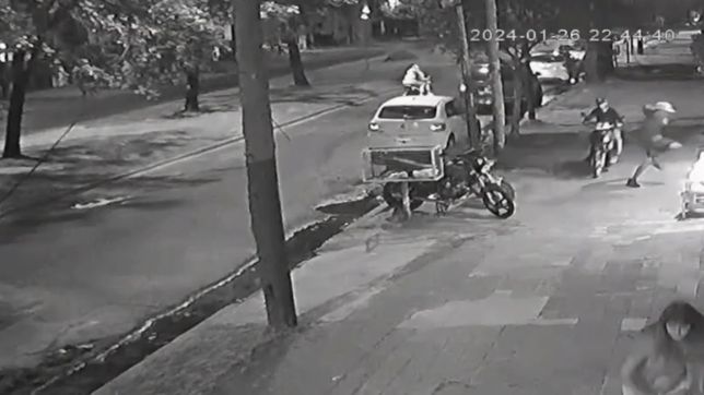 amenazas, disparos y milagro durante un violento ataque motochorro en la plata