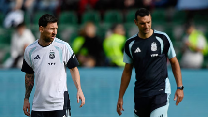 Scaloni confirmó que Messi será suplente y un equipo alternativo ante Jordania