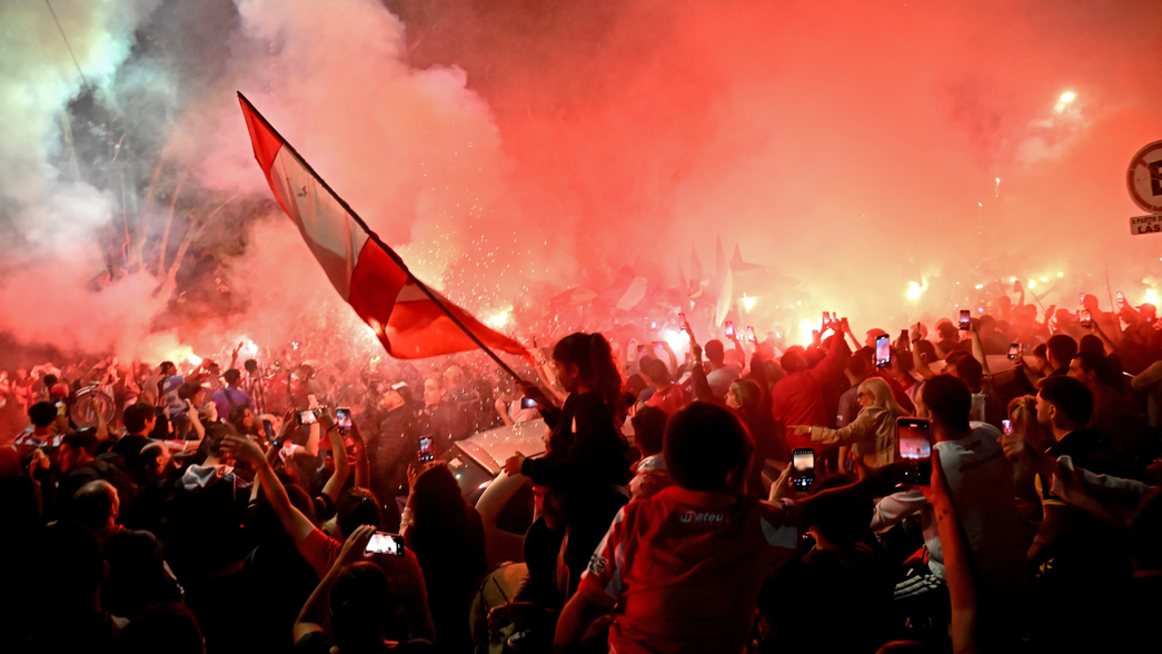 Los hinchas del Pincha preparan un banderazo para la previa ante Flamengo