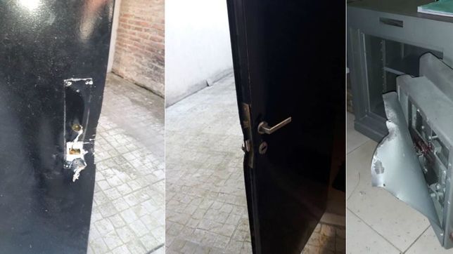 entraron a un local, forzaron una caja fuerte y se llevaron hasta una fotocopiadora