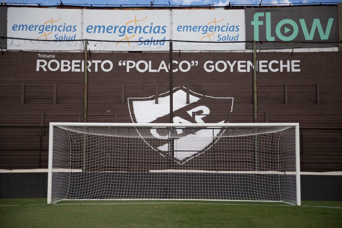 La tribuna donde se ubicarán los hinchas de Estudiantes.